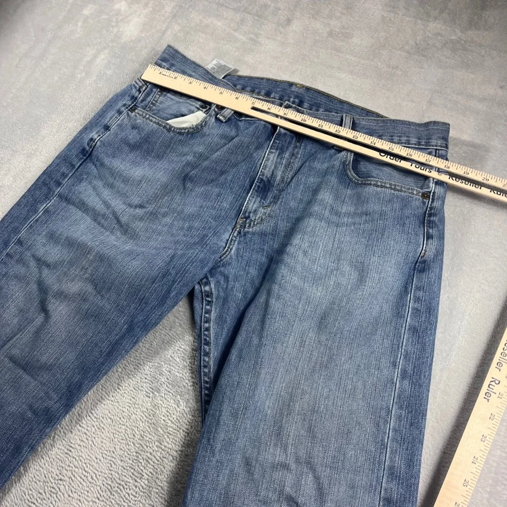 Levis 569 Loose Straight Fit Jeans Mens 34x32 Blue Medium Wash Denim 100% Cotton